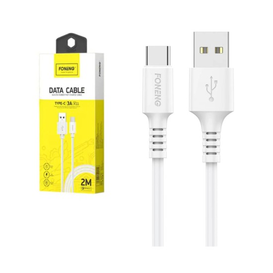 Foneng Type C Data Cable X11 3A 2m White